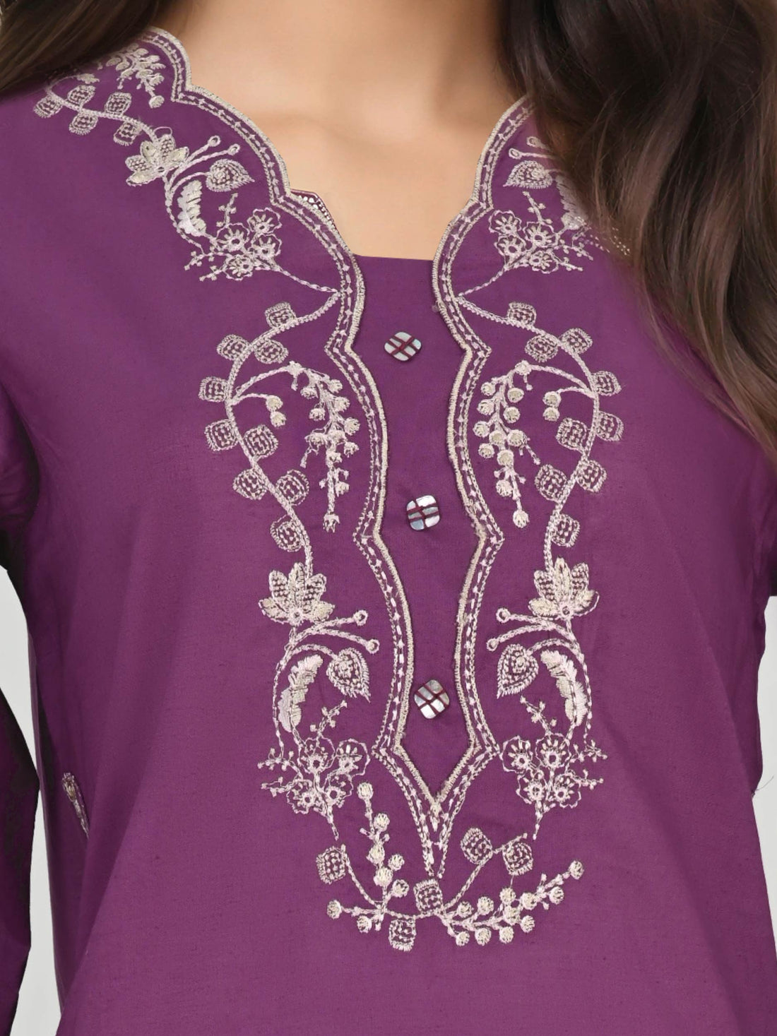 2 Piece Lawn Suit- Embroidered (Pret) — view 3
