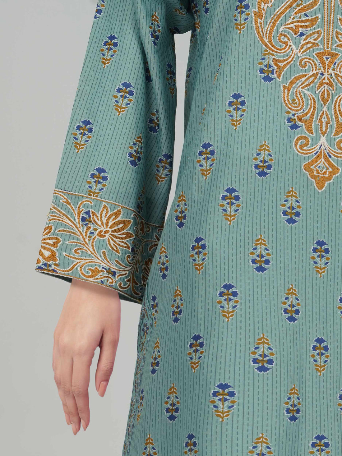 2 Piece Lawn Suit- Embroidered (Pret) — view 2