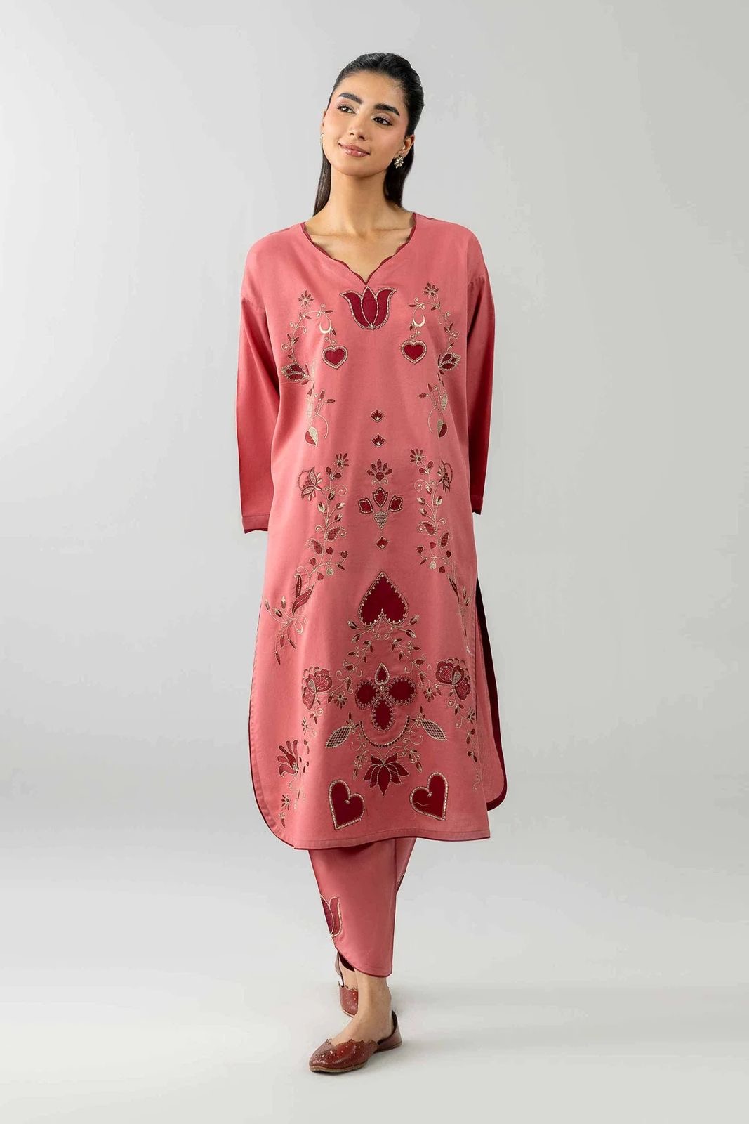 2 PIECE - EMBROIDERED SUIT — view 1