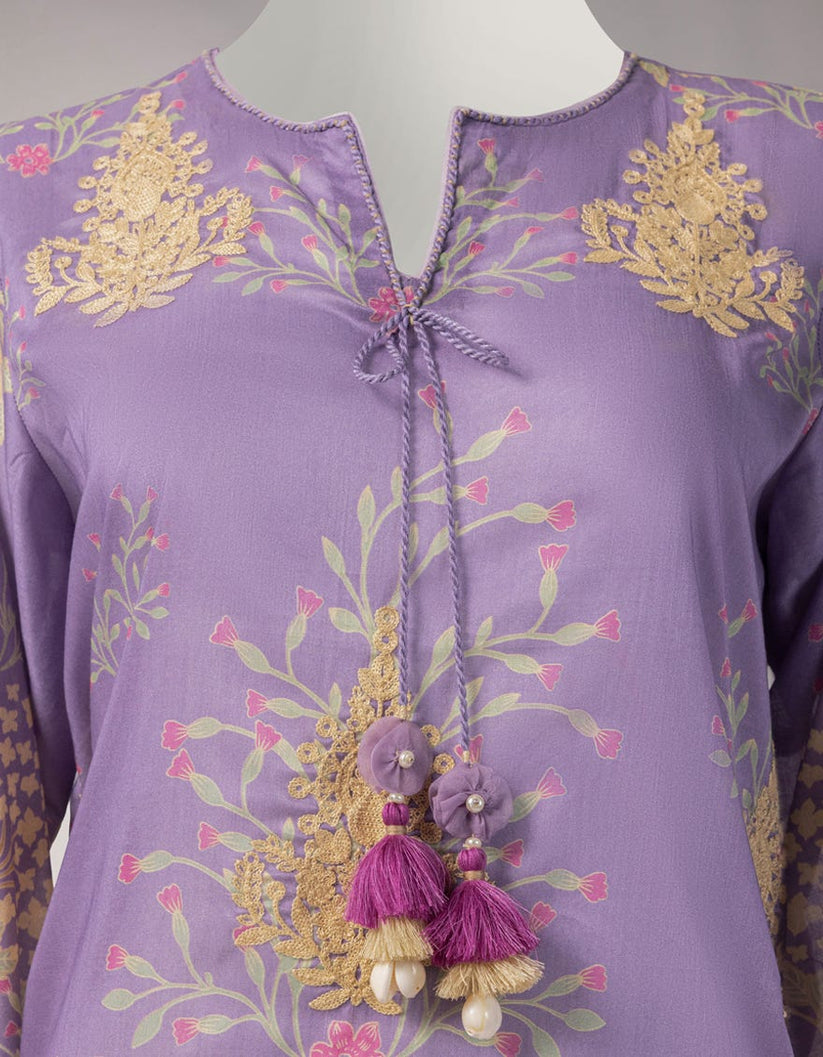 MULTICOLOR LAWN EMBROIDERED UNSTITCHED 3PC — view 3