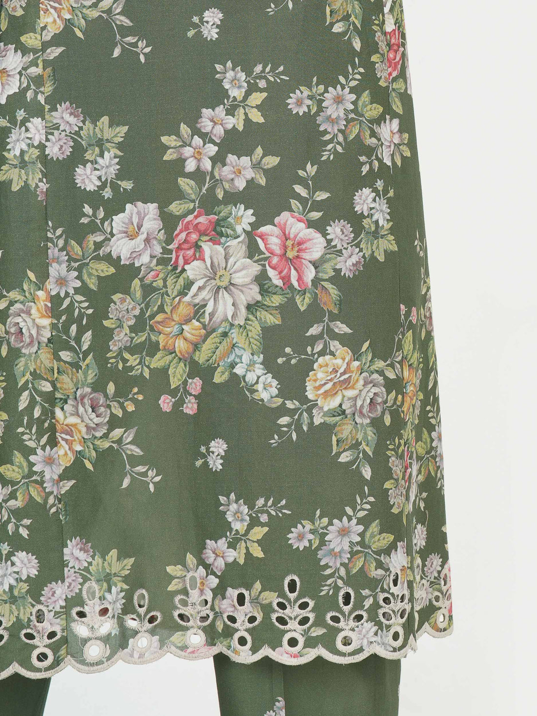 3 Piece Lawn Suit- Embroidered (Unstitched) — view 3